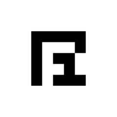 Letter F1 logo template