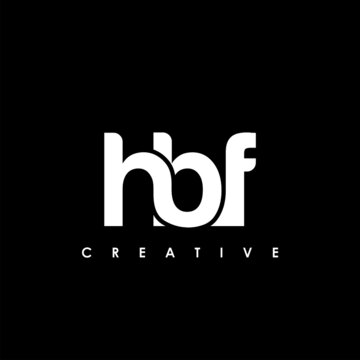 HBF Letter Initial Logo Design Template Vector Illustration