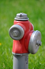 detail view , modern water hydrant 