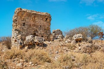Aptera ancient ruin. Crete, Greece