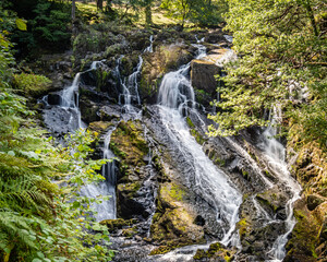 Swallow Falls nera Betws-y-coed, North Wales