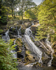 Fototapeta na wymiar Swallow Falls nera Betws-y-coed, North Wales