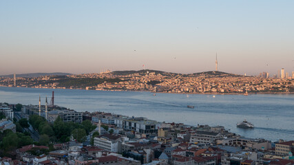 Europe and Asian Side of Istanbul, Istanbul Top View, Istanbul Bosphorus View, Bosphorus Top View