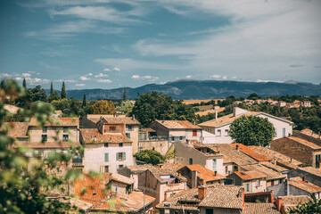 Fototapeta na wymiar A view of Valensole,Provence,France