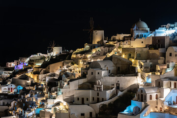 Oia village in Santorini island Cyclades Greece