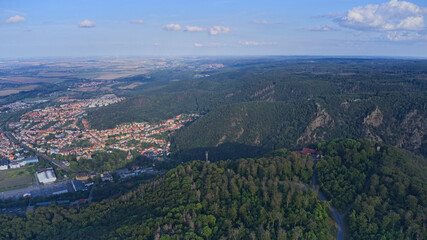 Obraz premium Harz. Vogelperspektive.