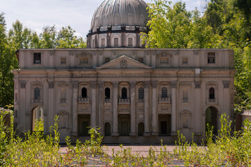 Abandoned park of religious miniatures in Częstochowa Poland - Złota Góra - Golden Mountain © Arkadiusz