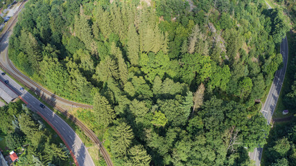 Harz. Vogelperspektive.