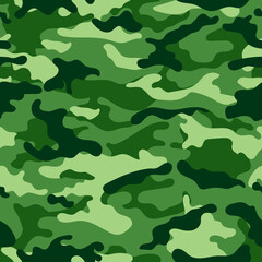vectorcamouflagepatroon voor kledingontwerp. Trendy camouflage militair patroon