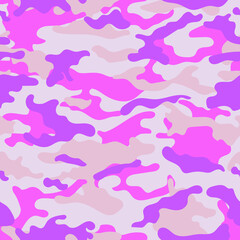 vector camouflage pattern for clothing design. Trendy camouflage military pattern	