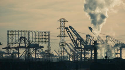 Oil Pumps, Long Beach, California