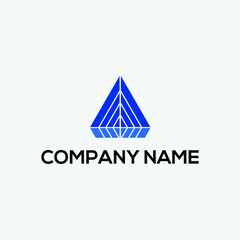 Brand logo with letter A vector