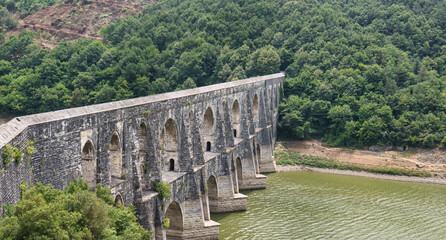 The Maglova Aqueduct Istanbul Turkey built by Mimar Sinan