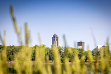 Des Moines Skyline from Gray's Lake
