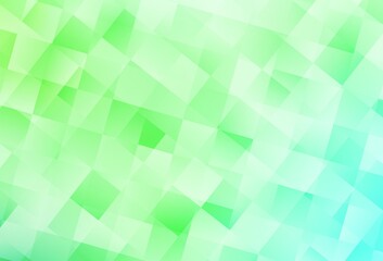 Light Green vector pattern in square style.