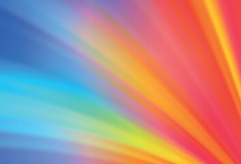 Light Blue, Yellow vector abstract blurred layout.