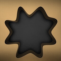 Black and gold abstract luxury background 