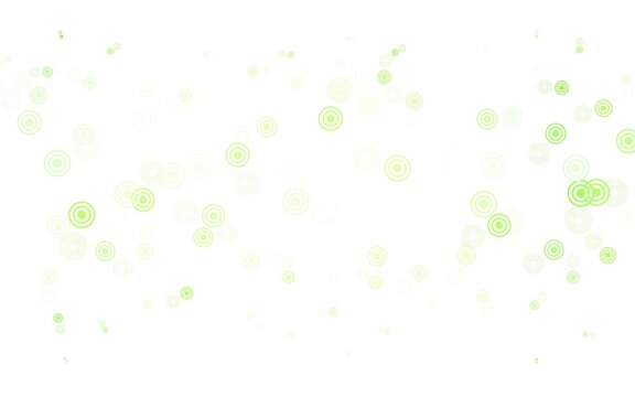 Light Green, Yellow vector background with spots. © smaria2015