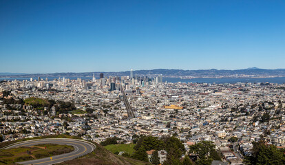 Fototapeta premium scenic view to skyline of San Francisco