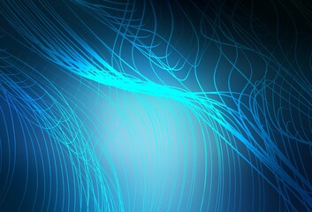 Dark BLUE vector blurred template.