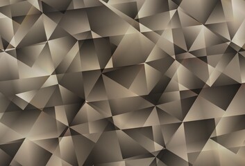 Light Gray vector polygon abstract layout.