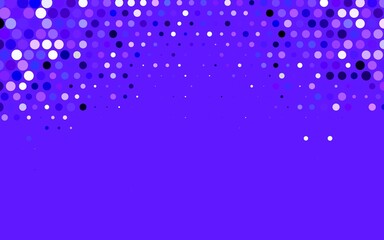 Light Purple vector Modern abstract illustration with colorful water drops.