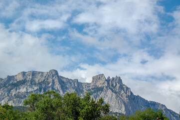 landscape with clouds