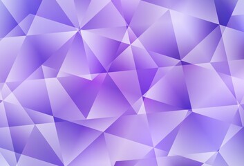 Light Purple vector abstract mosaic background.