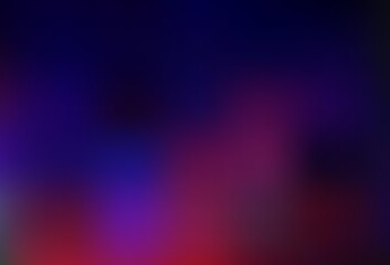 Dark Purple vector blurred bright background.