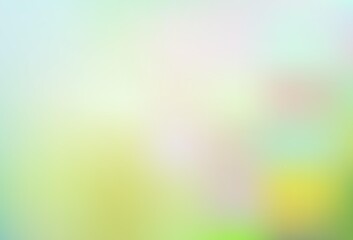 Light Green vector abstract bokeh pattern.