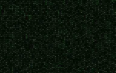 Dark Green vector cover with spots.