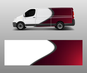Car decal van designs . Wrap designs template vector. © Saiful
