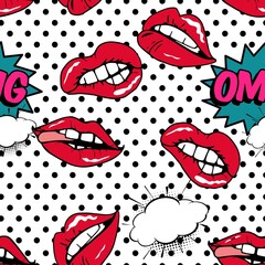 Pop art style pattern