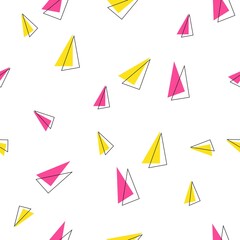 Simple pattern with geometric shapes