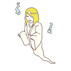 おばけ_イエロー