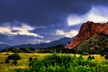 Clouds over the Garden of the Gods