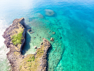 西平安名崎の入り江2