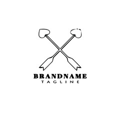 arrow sport logo template icon design vector illustration