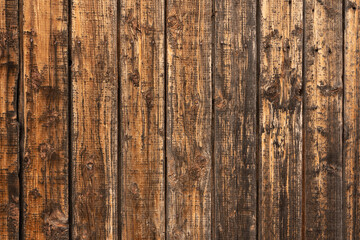 Old weathered brown wood planks