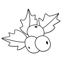 Christmas Decor outline design illustration for web, wedsite, application, presentation, Graphics design, branding, etc.