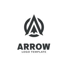 Arrow logo design Premium Vector