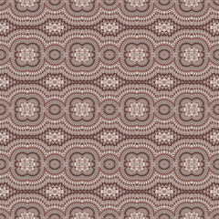 Abstract seamless pattern with various shapes. Geometric pattern for fabric. Textile background.