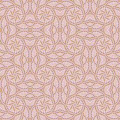 Abstract seamless pattern with various shapes. Geometric pattern for fabric. Textile background.