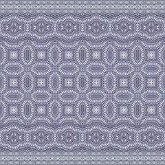 Abstract seamless pattern with various shapes. Geometric pattern for fabric. Textile background.