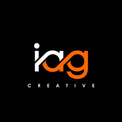 IAG Letter Initial Logo Design Template Vector Illustration