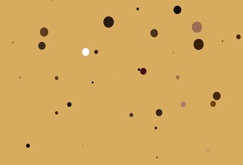 Light Orange vector layout with circle shapes.