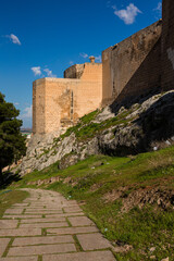 トルコ　シャンルウルファのシャンルウルファ城の城壁