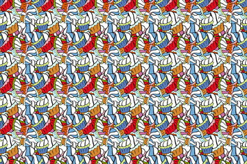 Naklejka premium amazing super cute abstract and nice picture pano