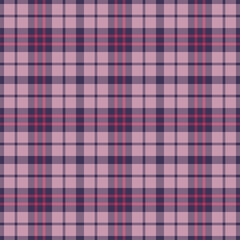 Obraz premium Plaid seamless pattern. Vector background of textile ornament. Flat fabric design.