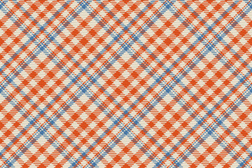 Seamless pattern of scottish tartan plaid. Repeatable background with check fabric texture. Vector backdrop striped textile print.